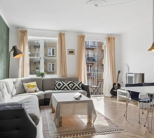 apartment Bright 2-room apartment with two balconies close to Damhussøen