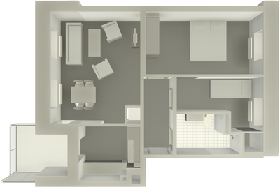Apartment for rent with 3 rooms in Herning - Gormsvej, Herning - 1