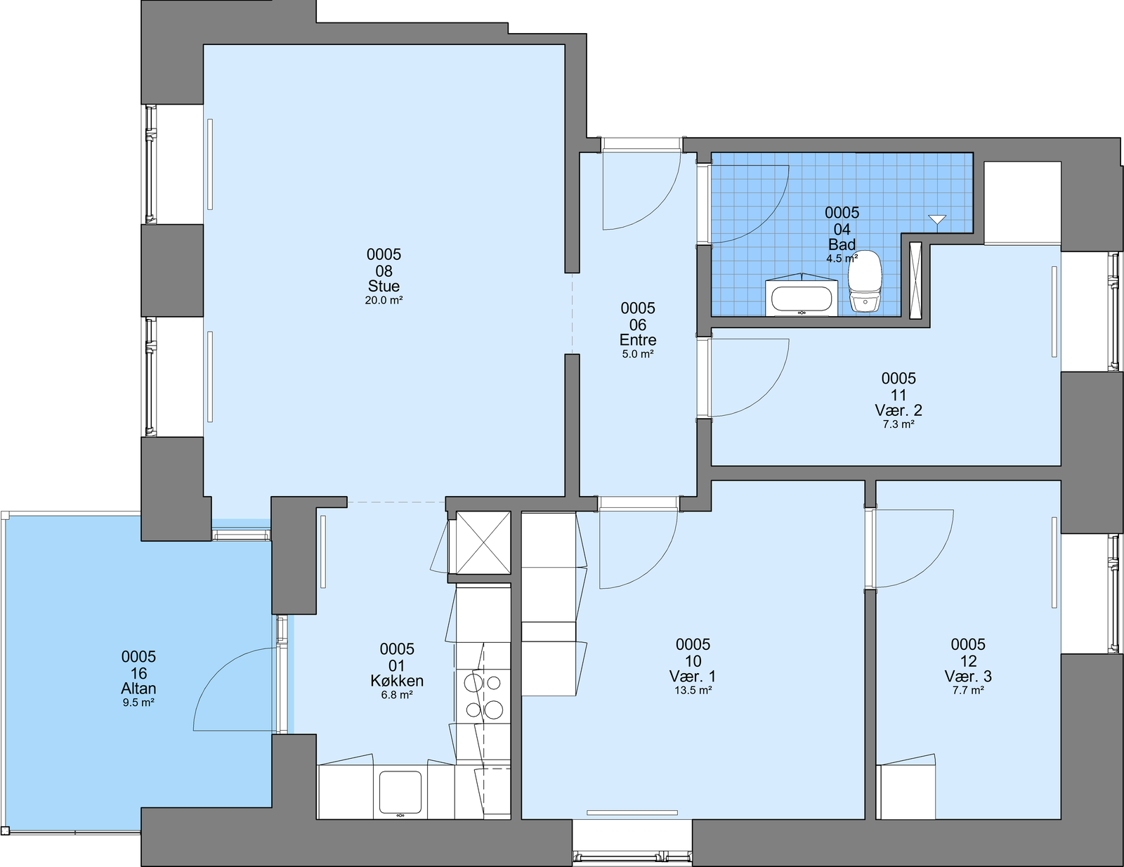Visual presentation of the listing