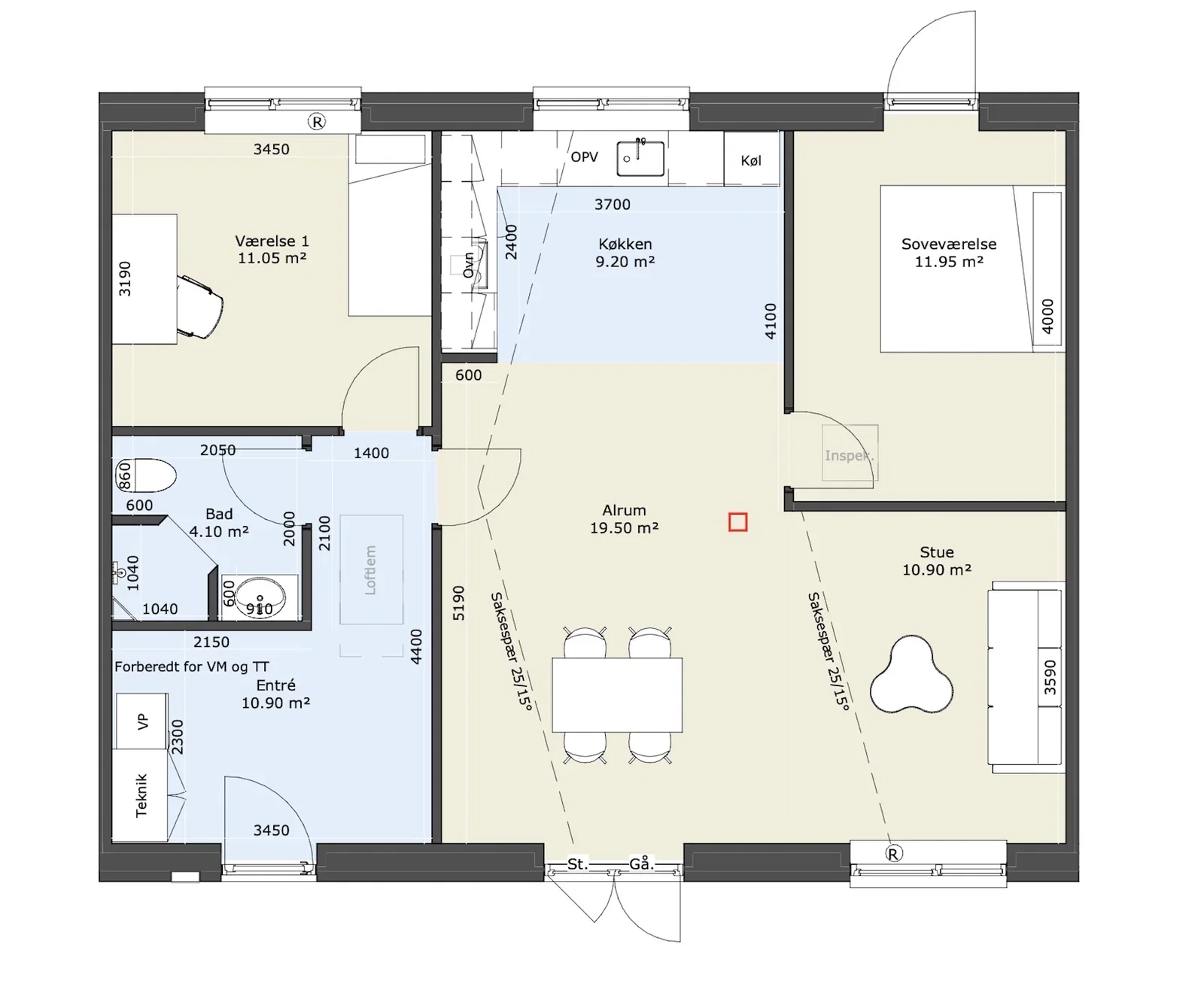 Visual presentation of the listing