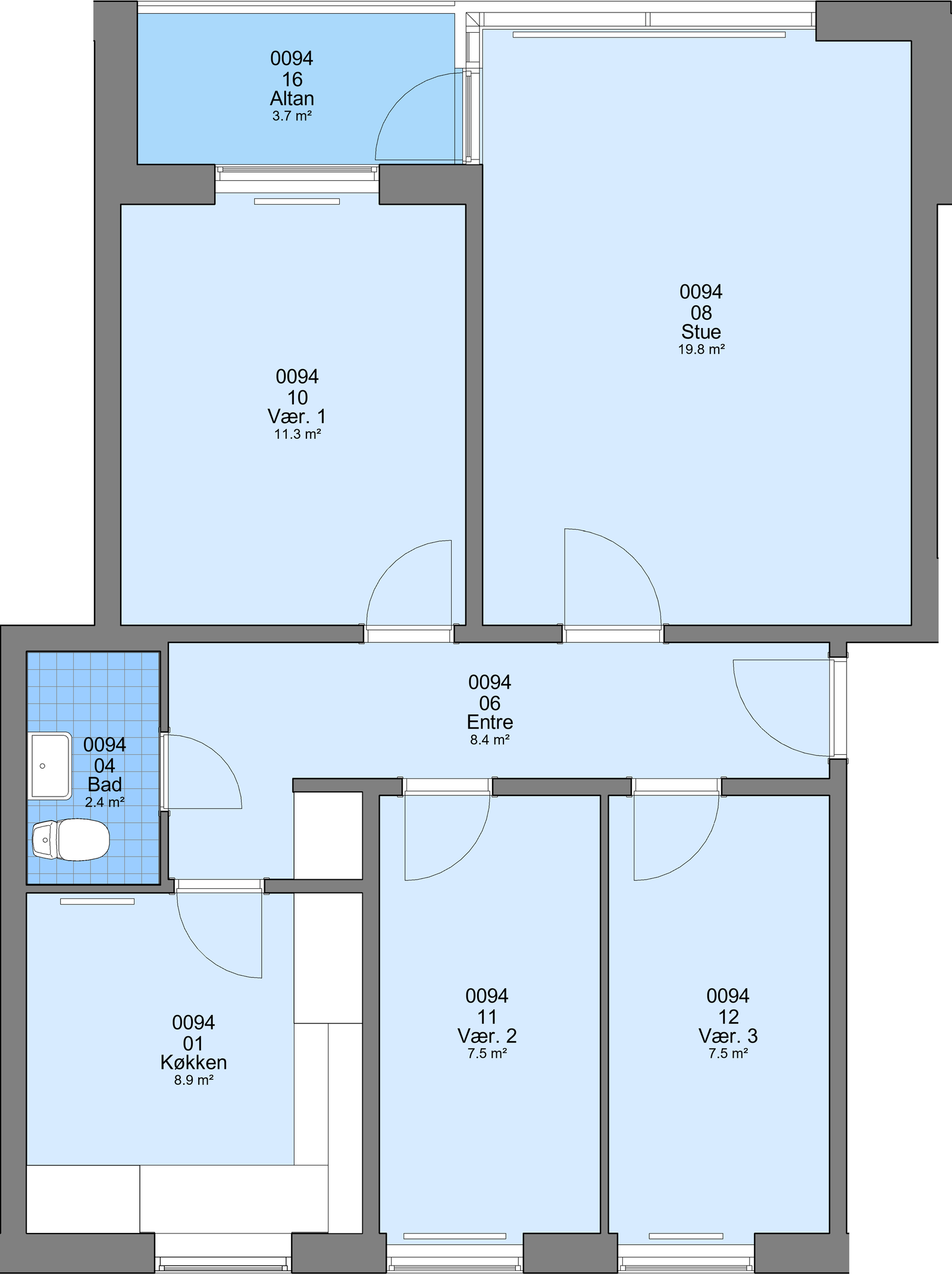 Visual presentation of the listing