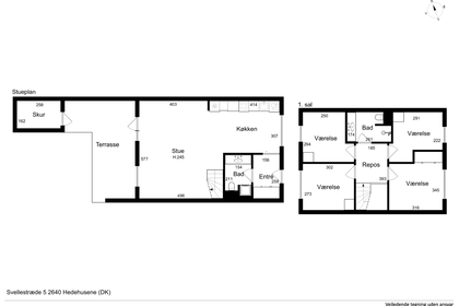 Visual presentation of the listing