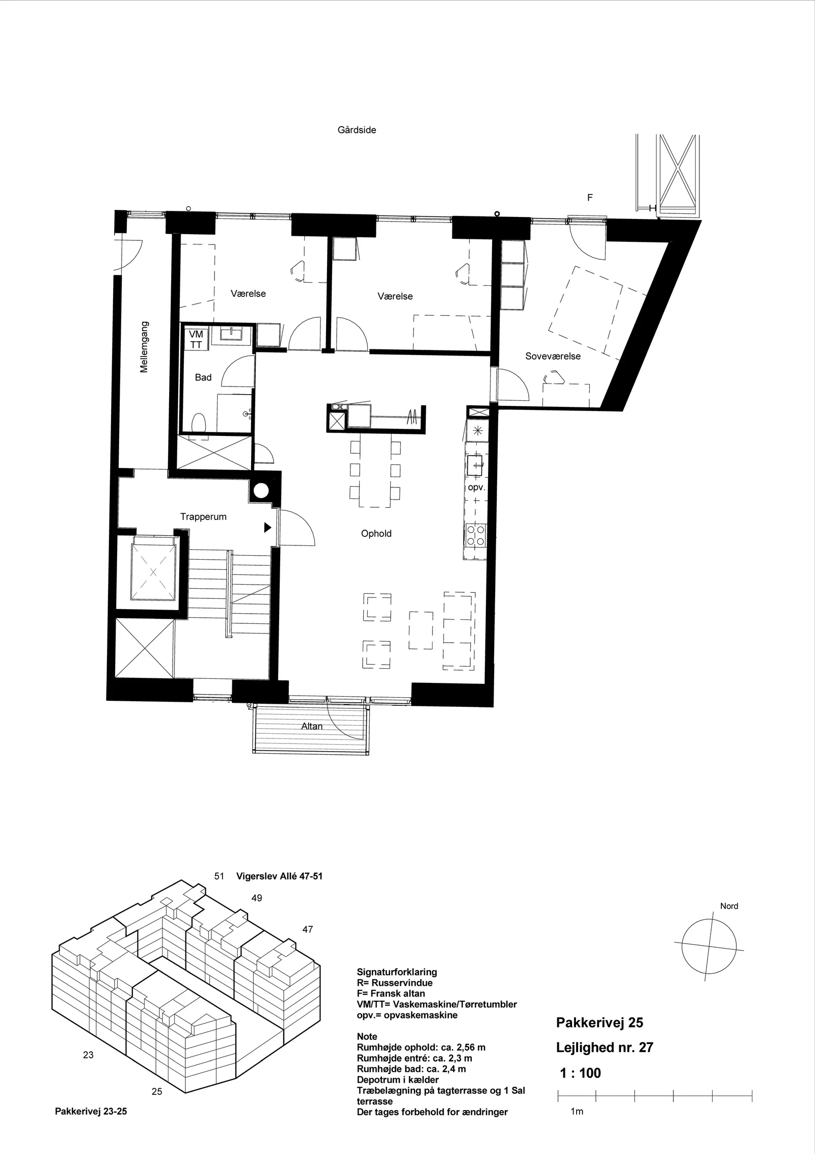 Visual presentation of the listing