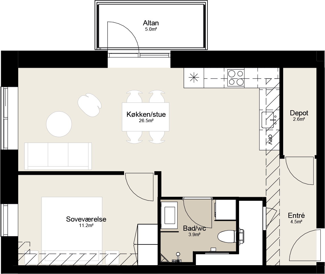 Visual presentation of the listing