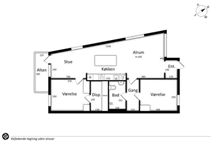 Visual presentation of the listing