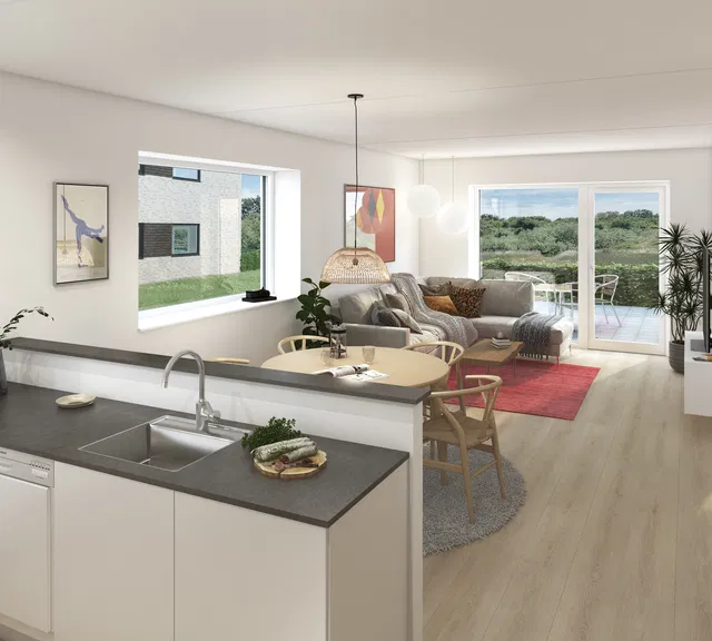 apartment 3 værelses lejlighed til leje på Skyttemarken i Næstved
