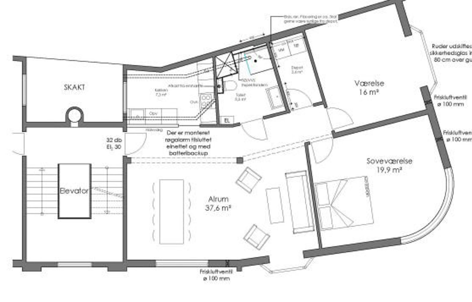 Visual presentation of the listing