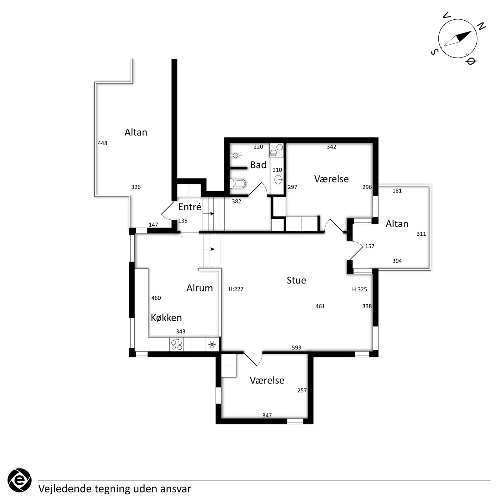 Visual presentation of the listing
