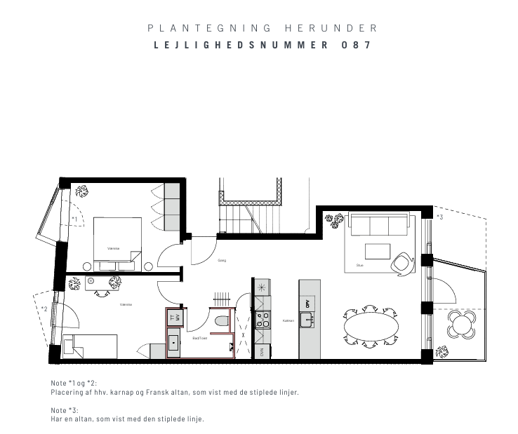Visual presentation of the listing