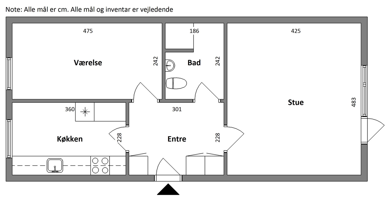 Visual presentation of the listing