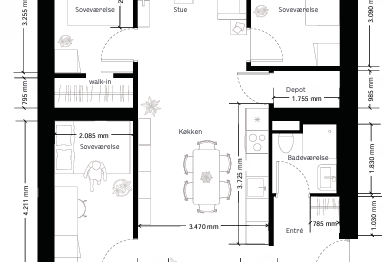 Visual presentation of the listing