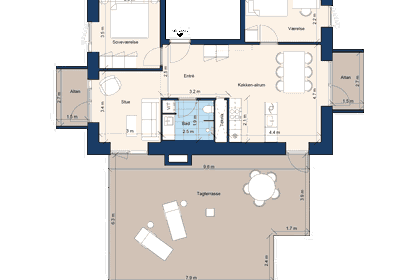 Visual presentation of the listing