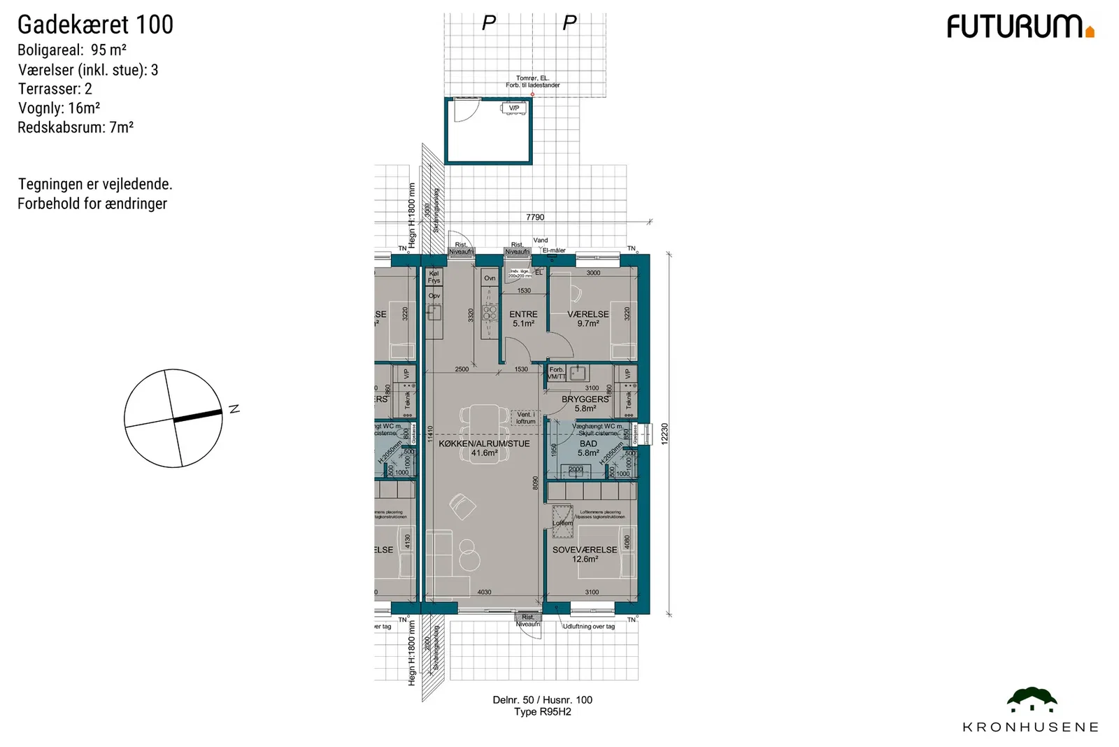 Visual presentation of the listing