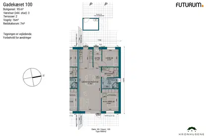 Visual presentation of the listing