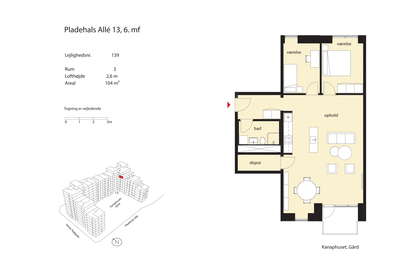 Visual presentation of the listing