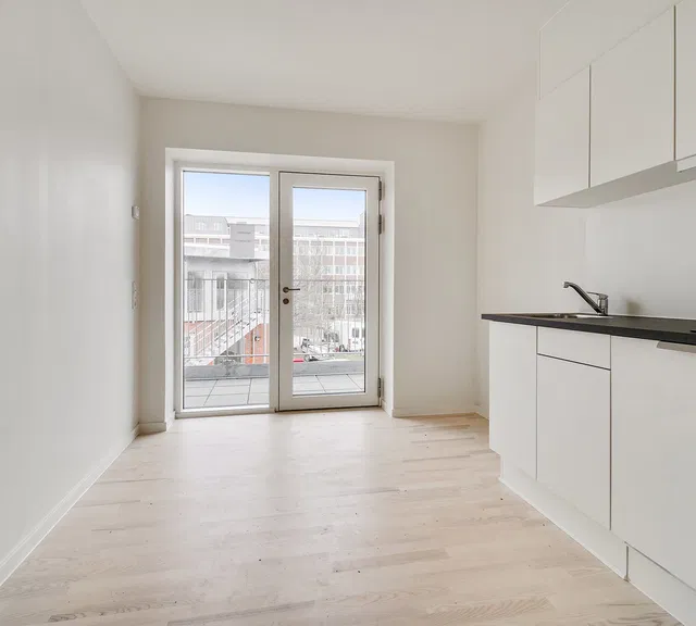 apartment Lys 2-værelses lejlighed med fælles tagterrasse