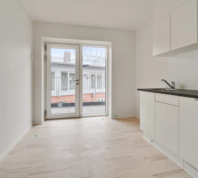 apartment Lys 2-værelses lejlighed med fælles tagterrasse