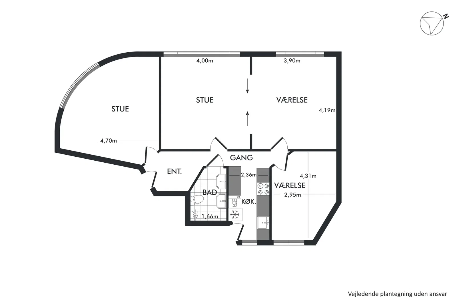 Visual presentation of the listing
