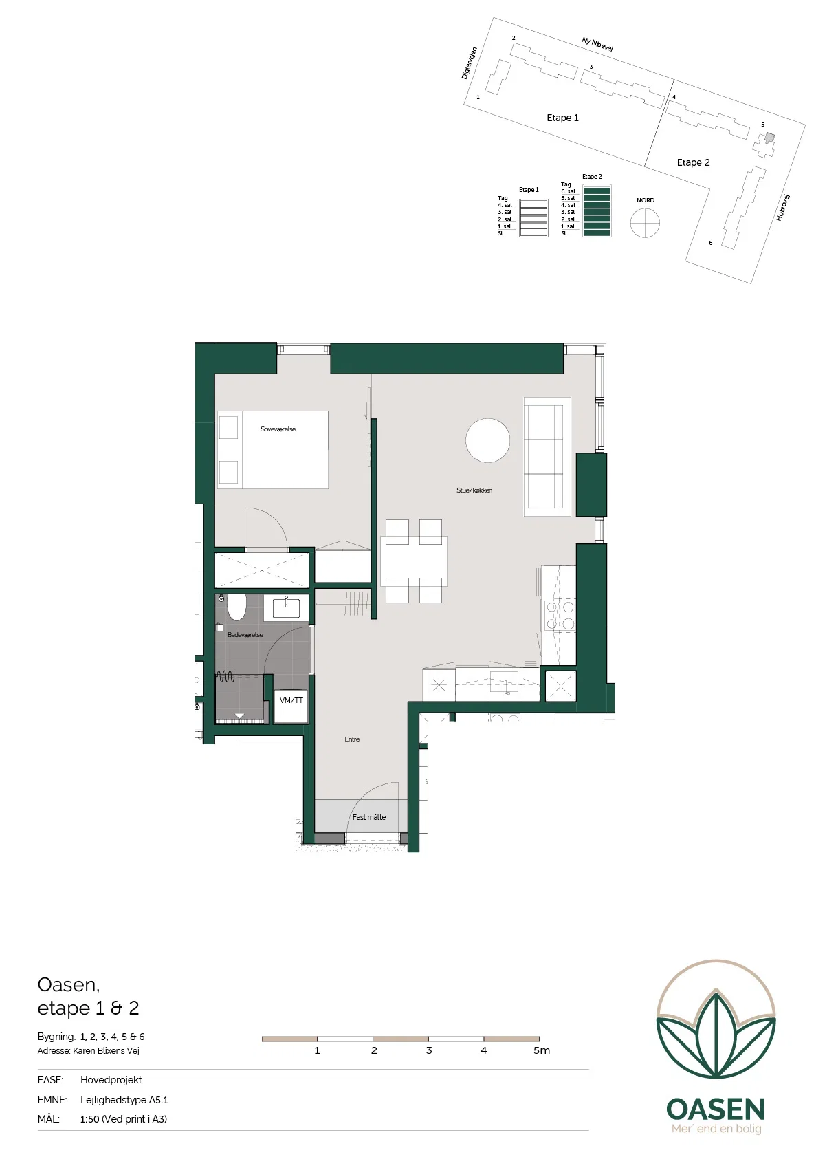 Visual presentation of the listing