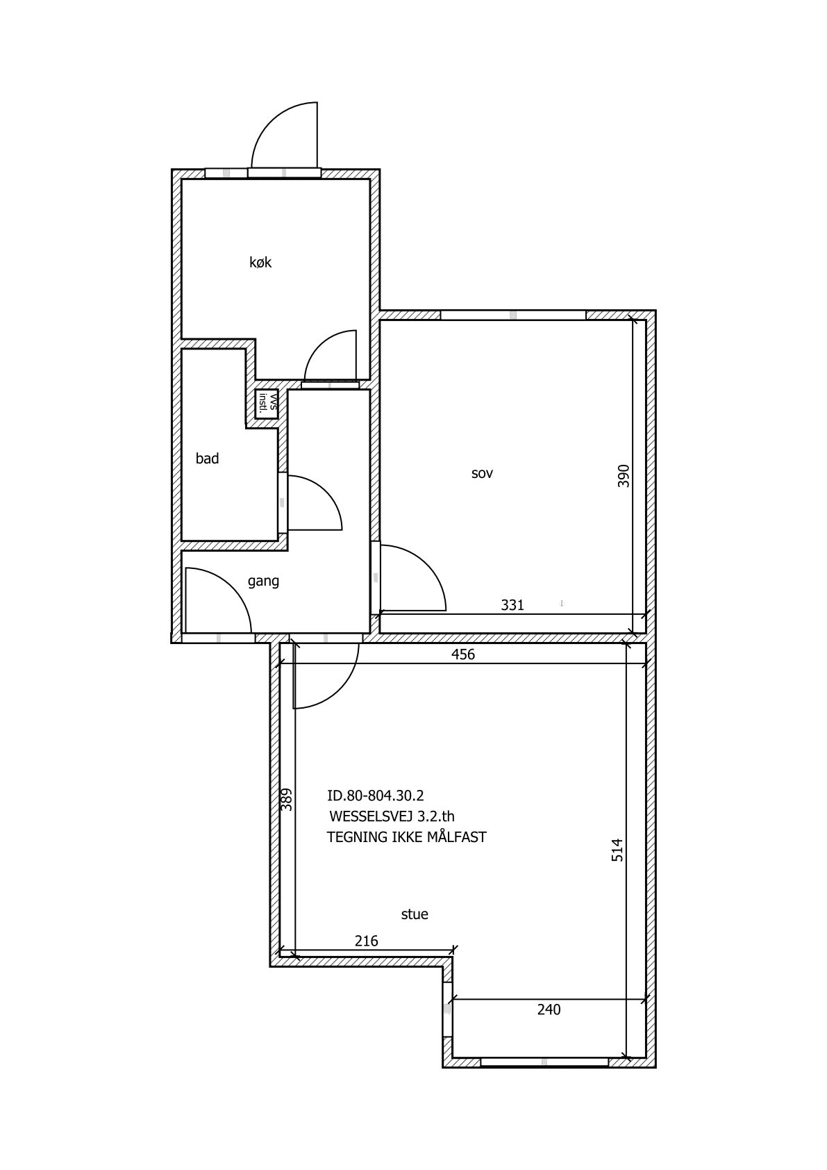 Visual presentation of the listing
