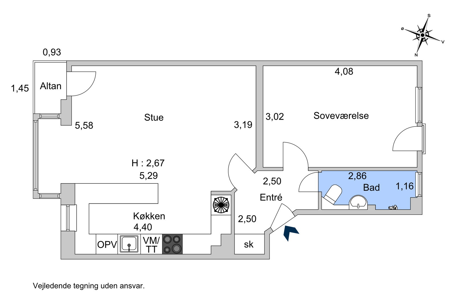 Visual presentation of the listing