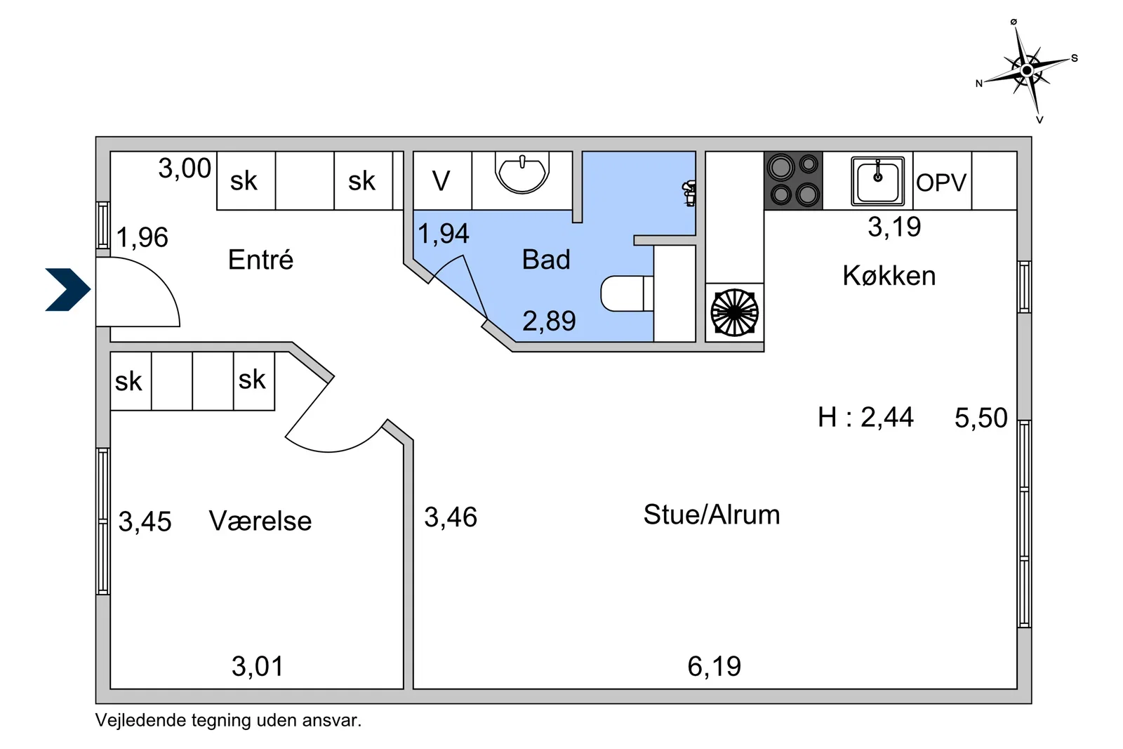 Visual presentation of the listing