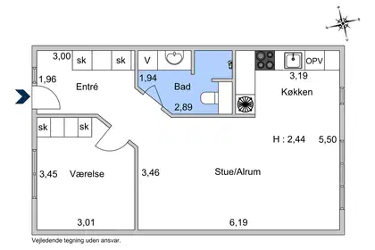 Visual presentation of the listing