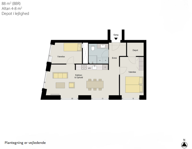 Visual presentation of the listing
