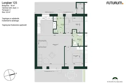 Visual presentation of the listing