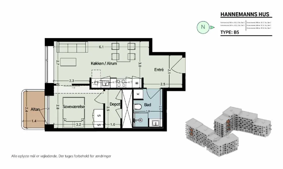 Visual presentation of the listing