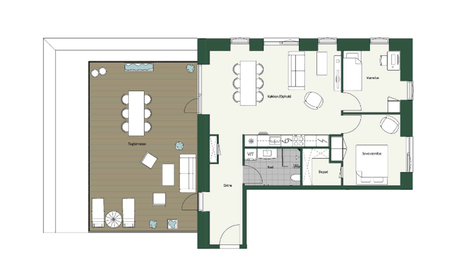 Visual presentation of the listing