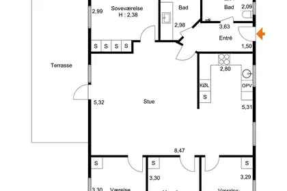Visual presentation of the listing