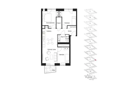 Visual presentation of the listing