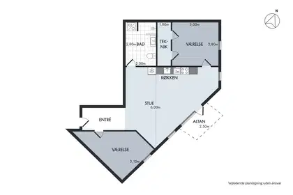 Visual presentation of the listing