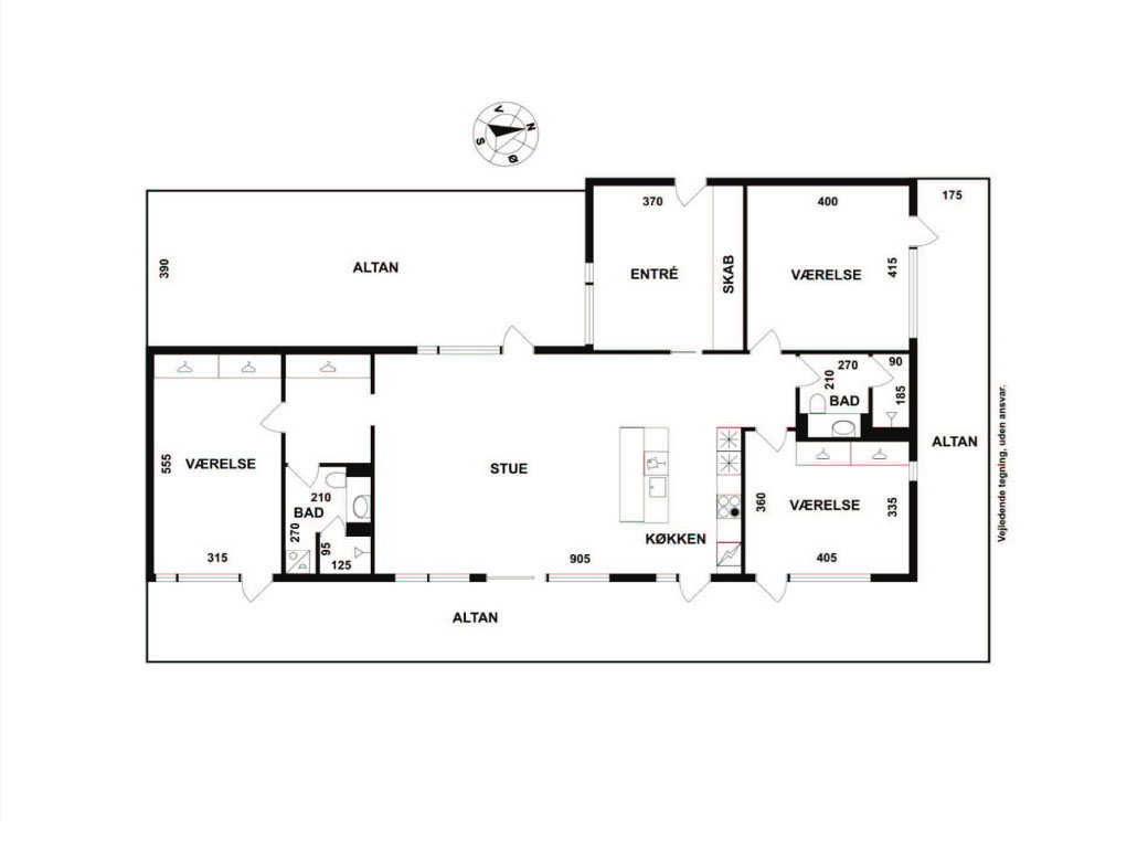 Visual presentation of the listing