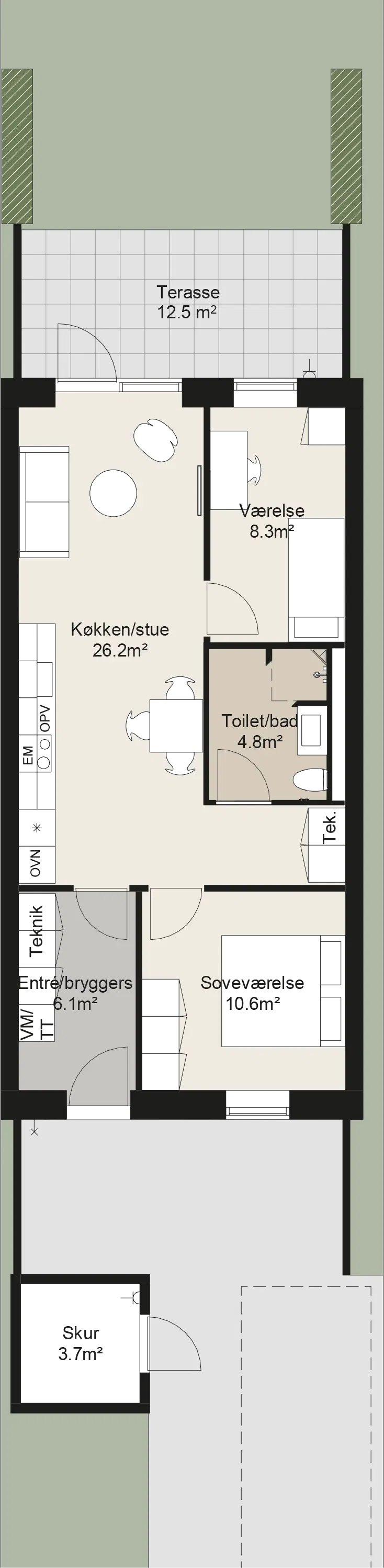 Visual presentation of the listing