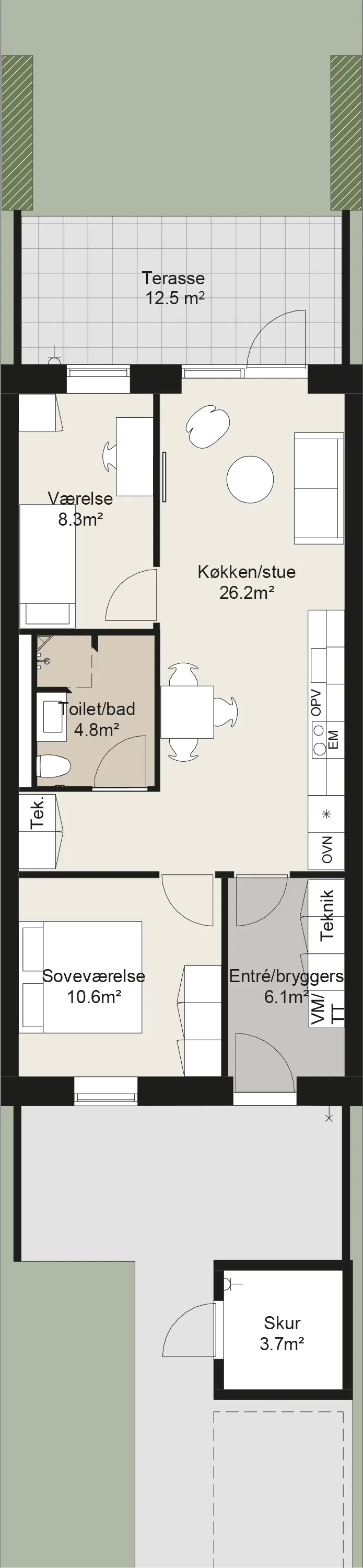 Visual presentation of the listing