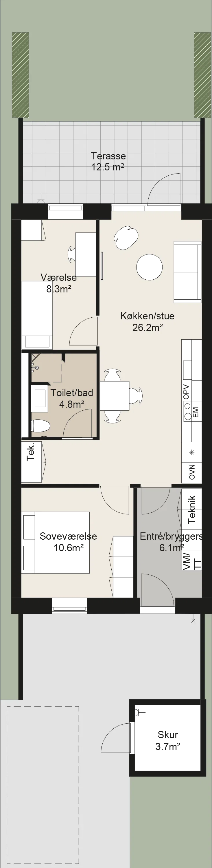 Visual presentation of the listing