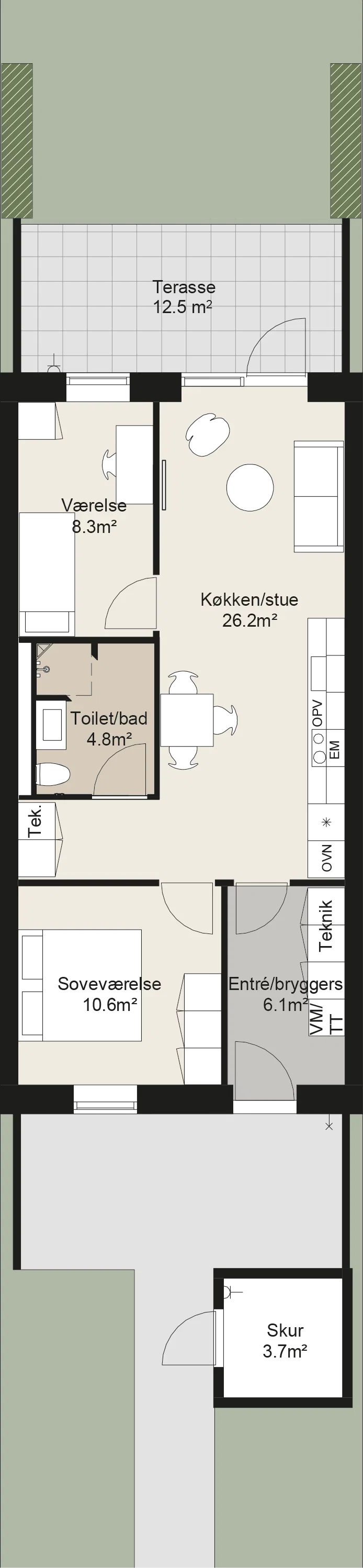 Visual presentation of the listing