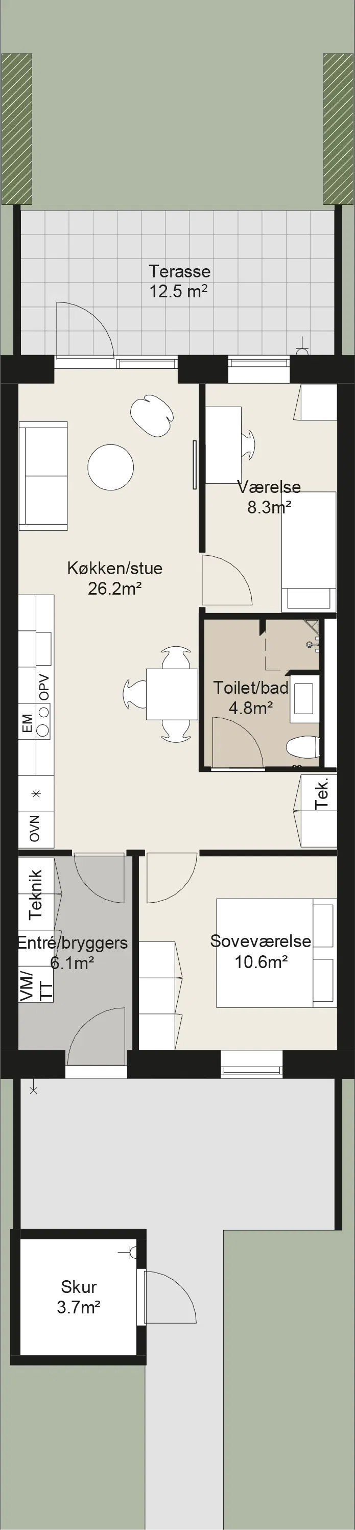 Visual presentation of the listing