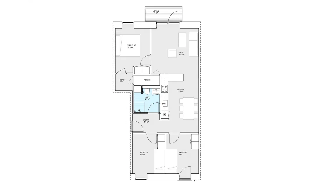 Visual presentation of the listing
