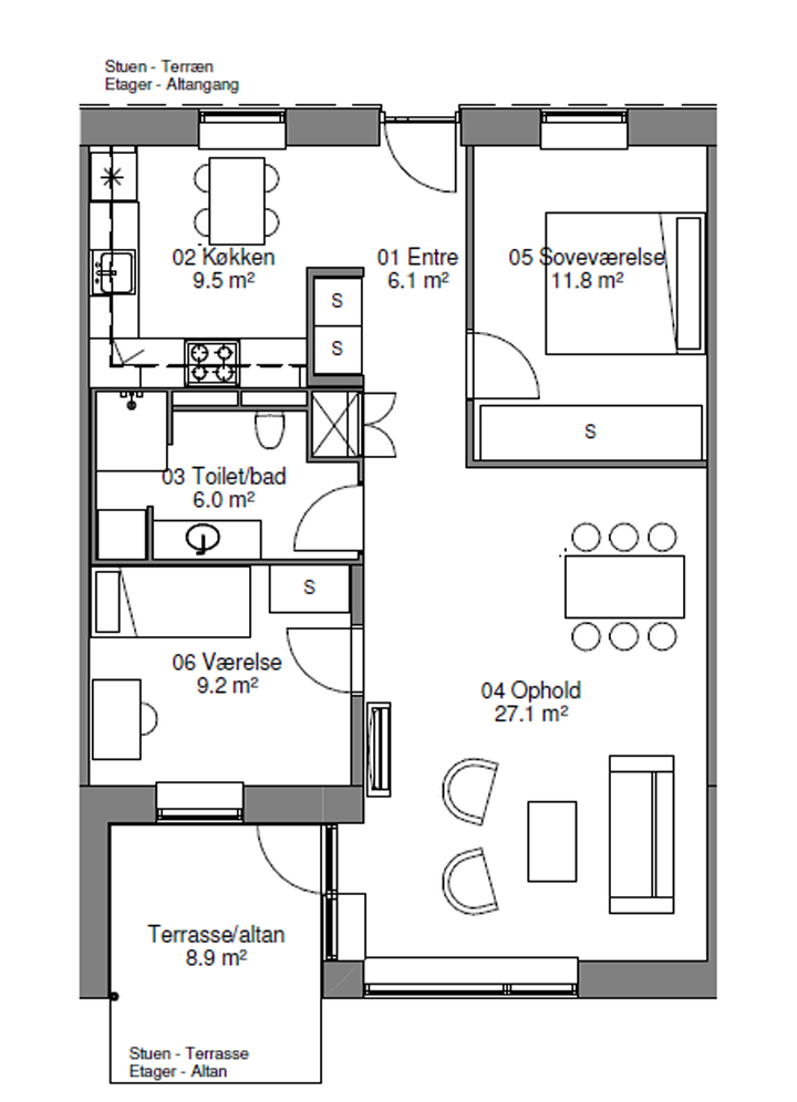 Visual presentation of the listing
