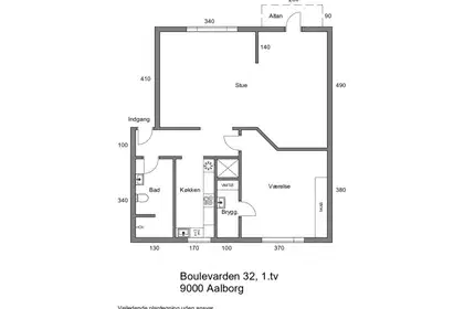 Visual presentation of the listing