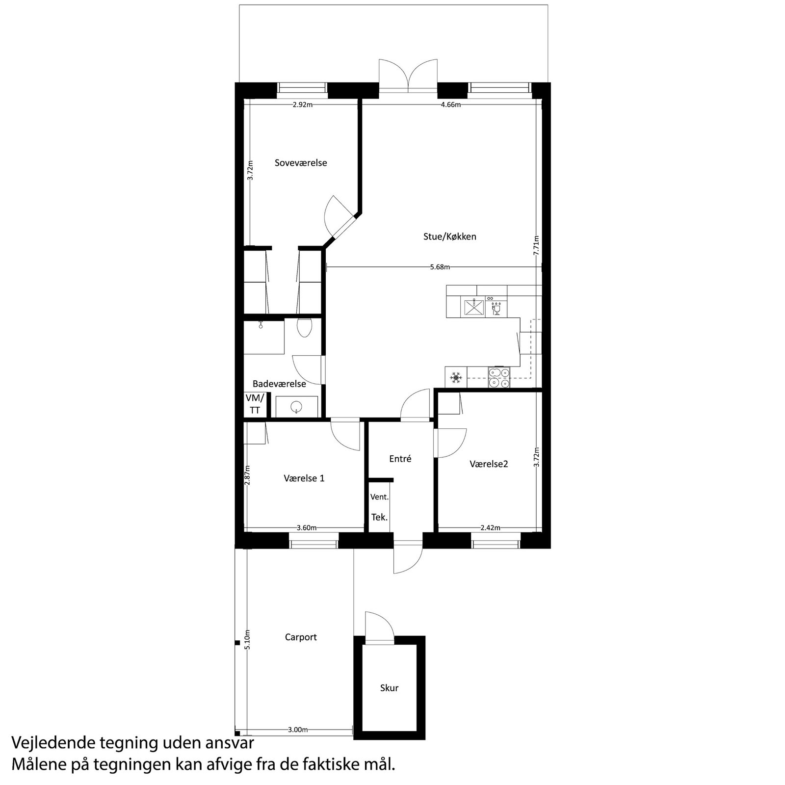 Visual presentation of the listing
