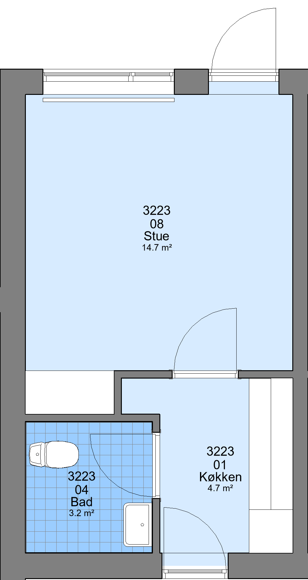 Visual presentation of the listing