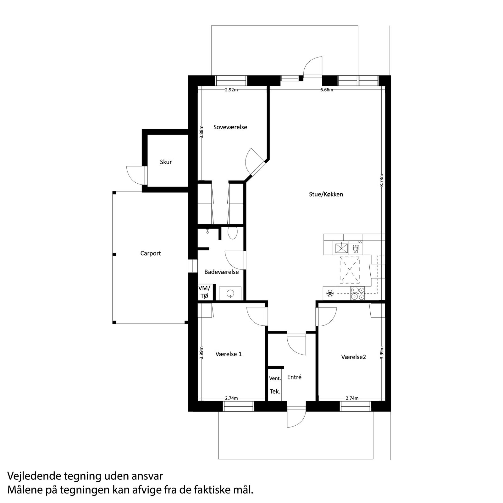 Visual presentation of the listing