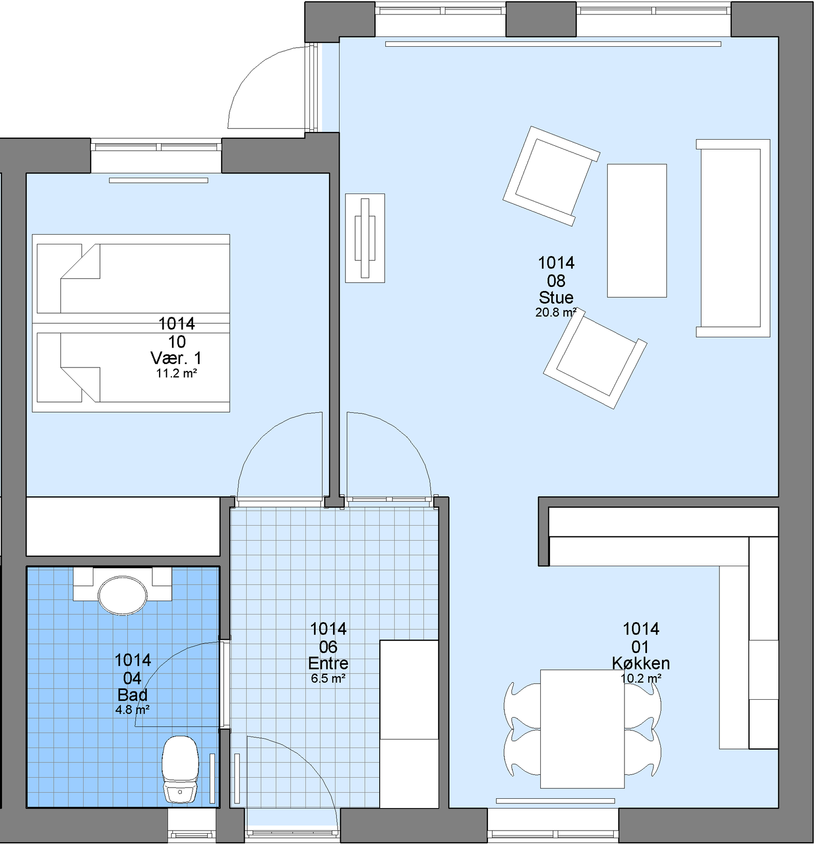 Visual presentation of the listing