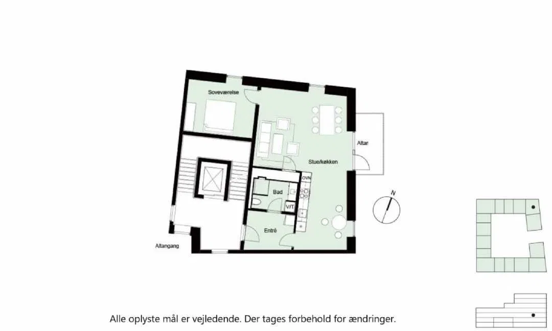Visual presentation of the listing