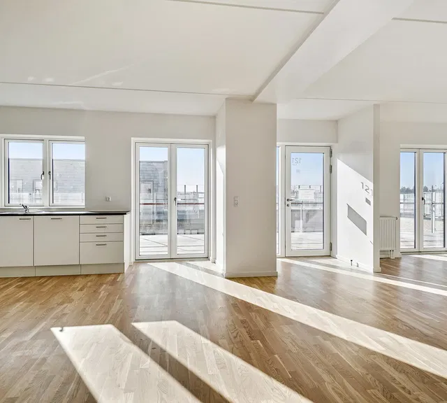 apartment Lys og rummelig lejlighed med fælles tagterrasser i Rødovre