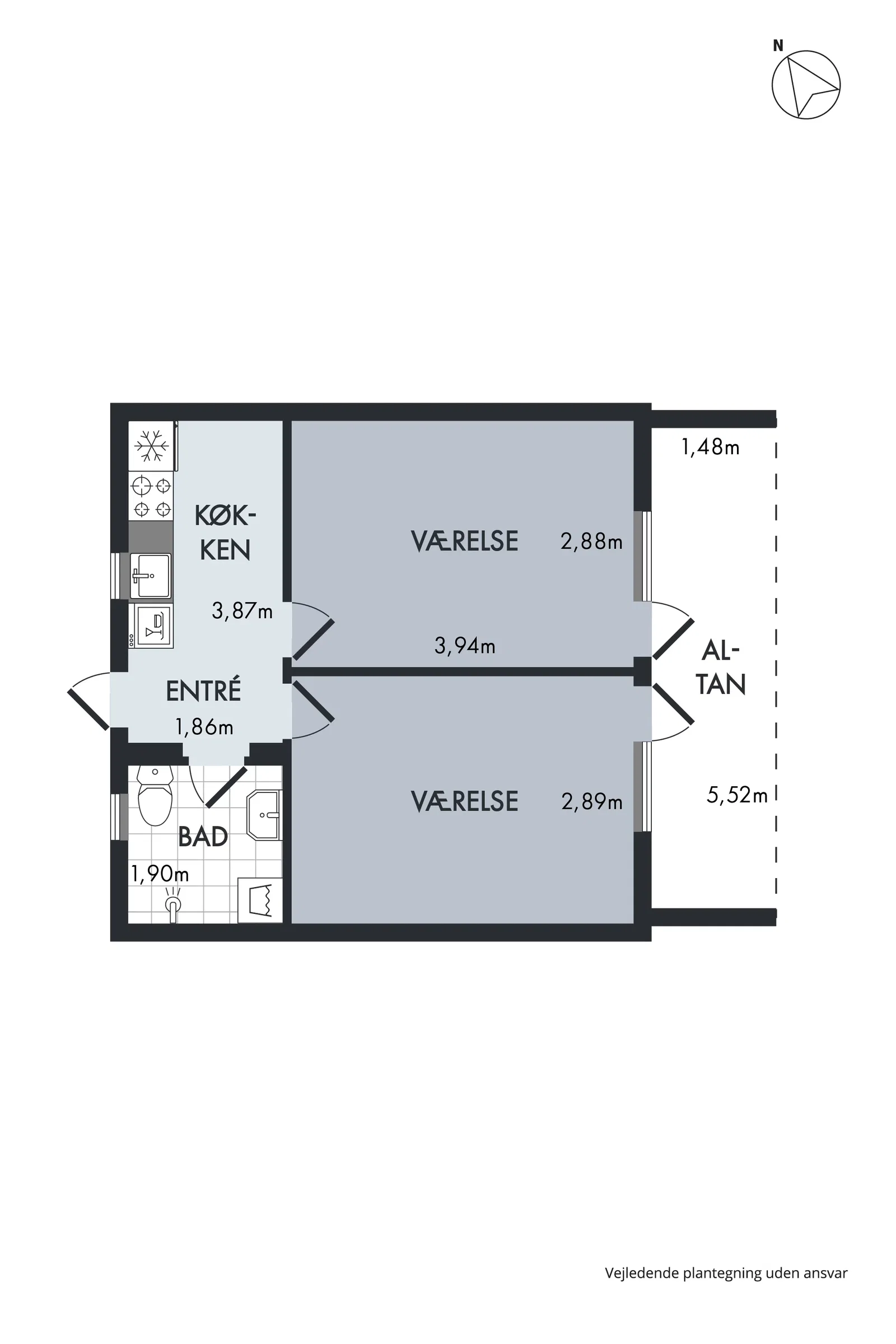 Visual presentation of the listing